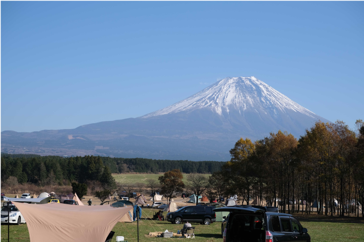 露營地住宿＆在富士山美景旁烤肉