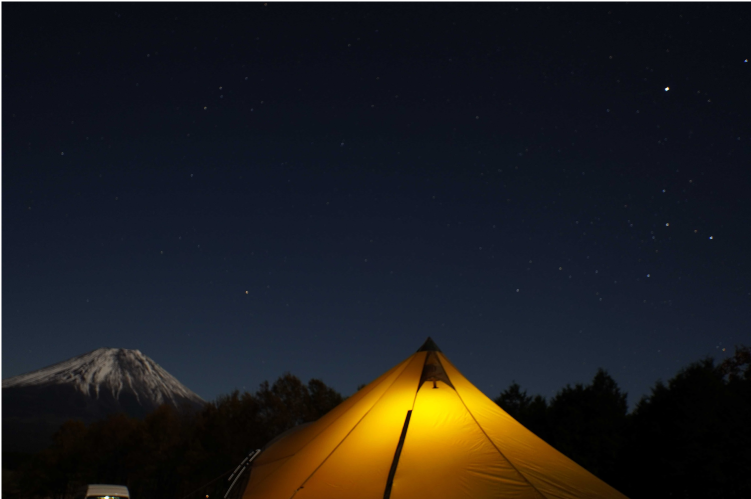 露營地住宿＆在富士山美景旁烤肉